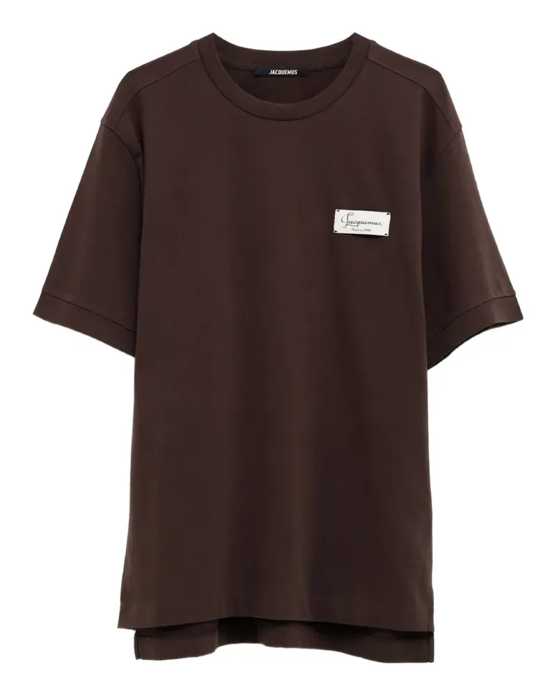 Jacquemus Montaigne T-Shirt - Braun Braun