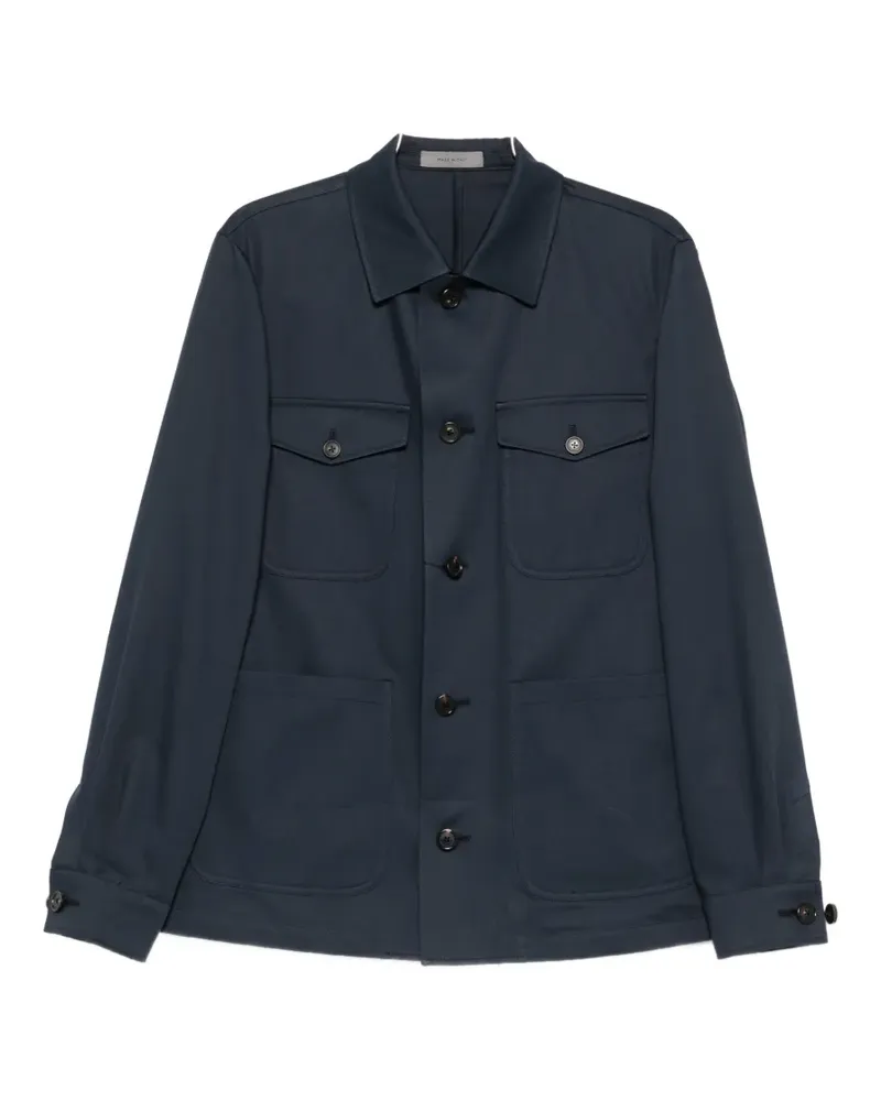 Corneliani buttoned pocket overshirt - Blau Blau