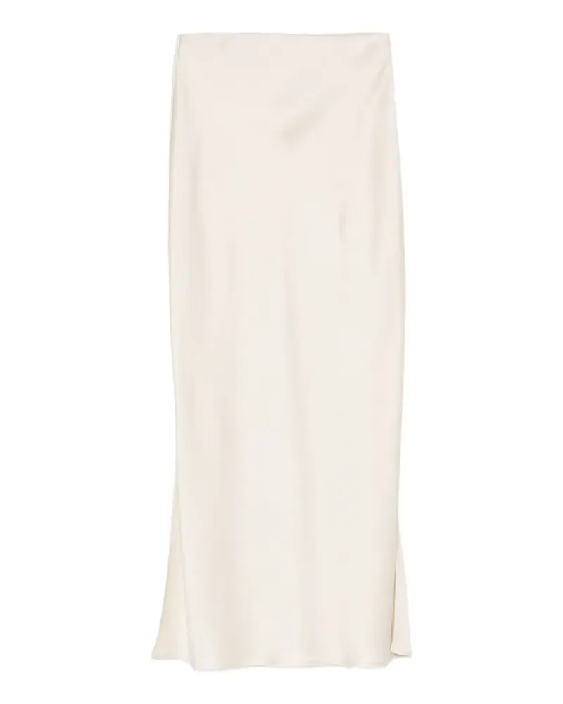 Brunello Cucinelli Rock mit Satin-Finish - Nude Nude