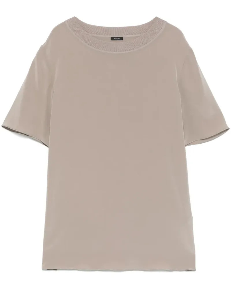 Joseph Rubin T-Shirt aus Seide - Nude Nude