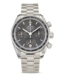 Omega 2024 ungetragener Speedmaster Co-Axial Chronograph 38mm Grau