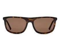 Everyday Sonnenbrille mit eckigem Gestell - Braun