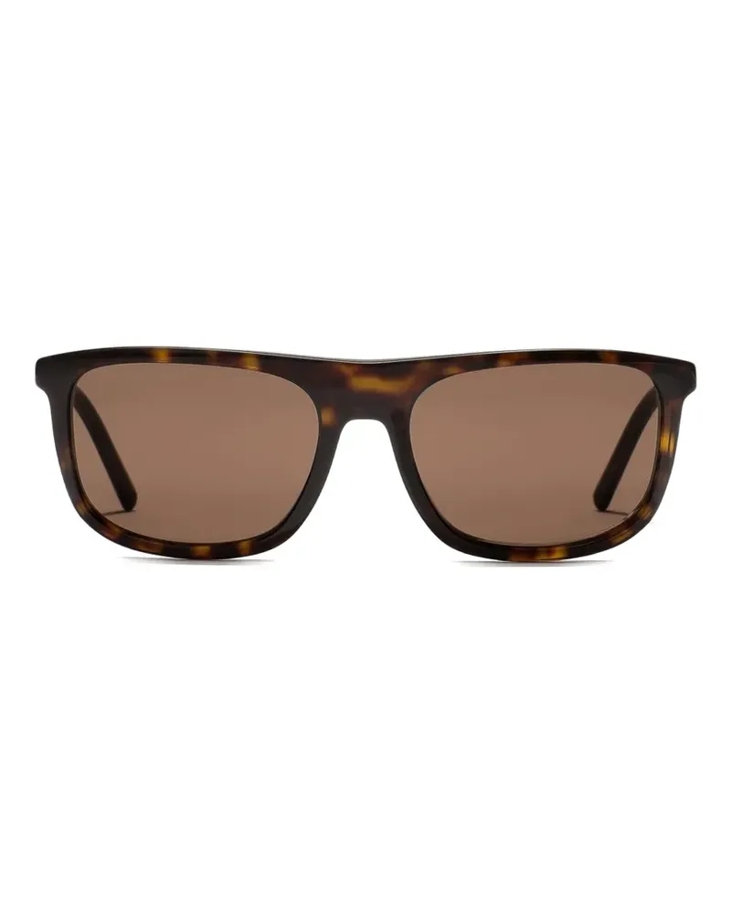 Dolce & Gabbana Everyday rectangle-frame sunglasses - Braun Braun