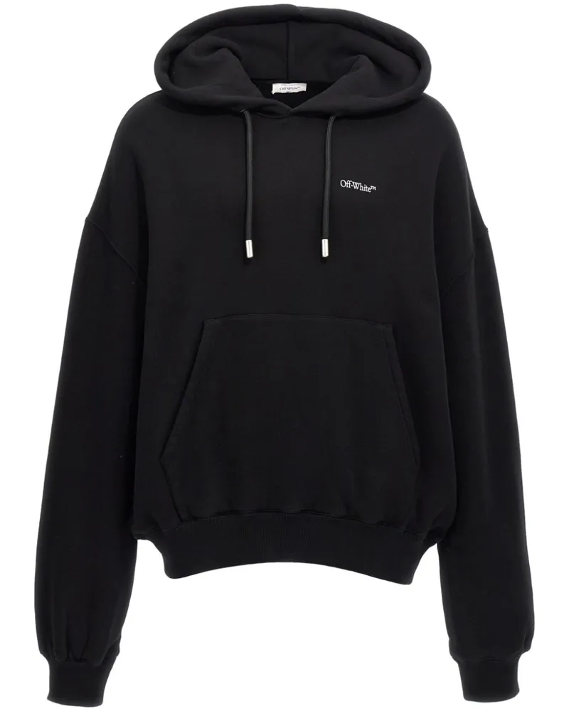 OFF-WHITE Hoodie mit 3D-Logo - Schwarz Schwarz