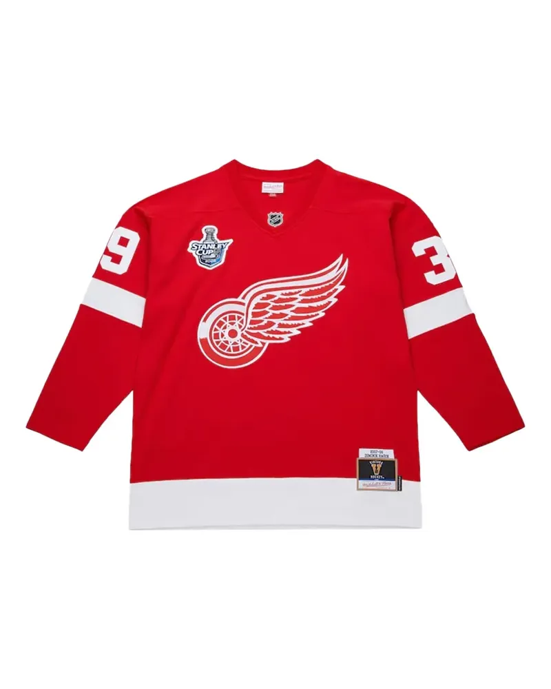 Mitchell & Ness x NHL Detroit Red Wings 2007-08 Dominik Hasek T-Shirt - Rot Rot