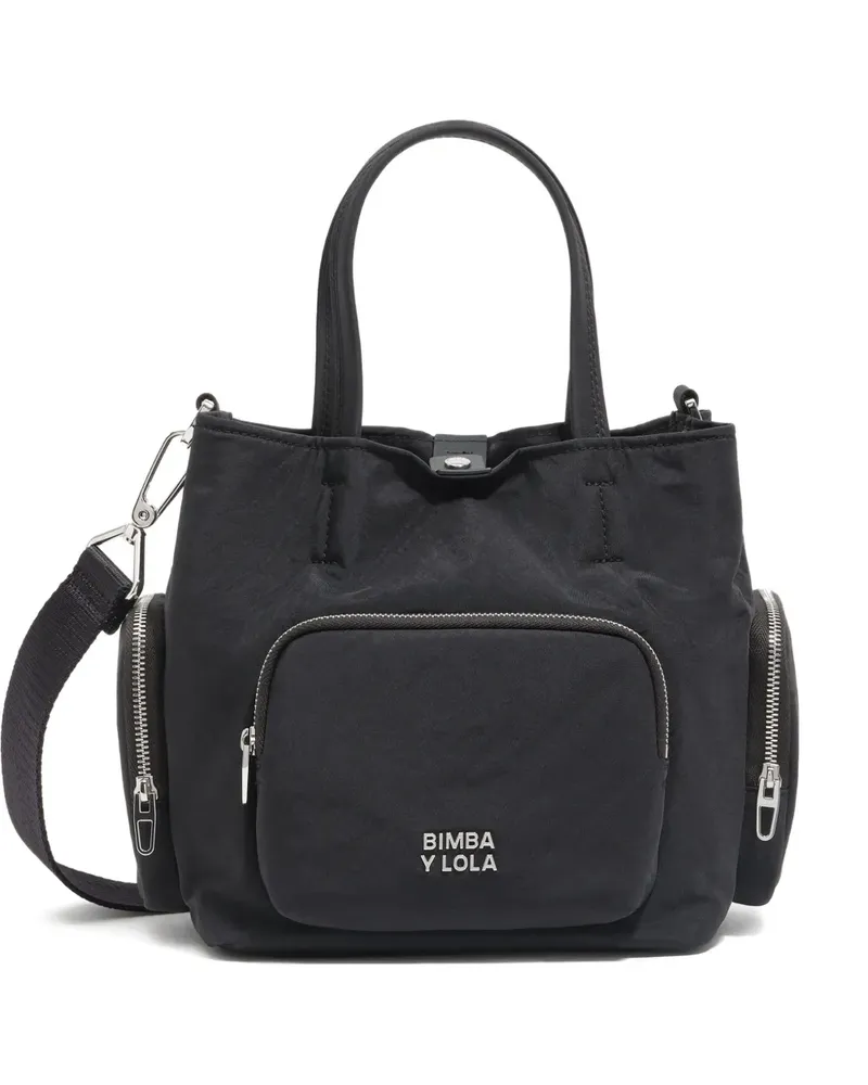 BIMBA Y LOLA Mini Tasche mit Reißverschluss - Schwarz Schwarz