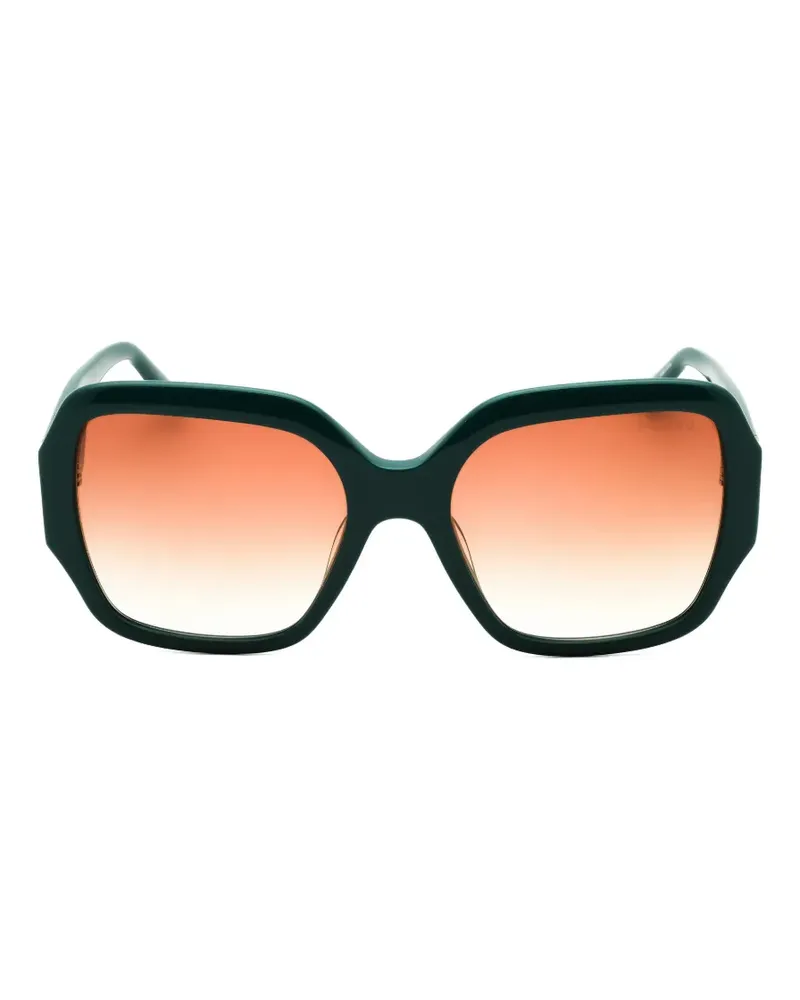 MARCIANO Los Angeles oversized geometric-frame sunglasses - Grün Grün