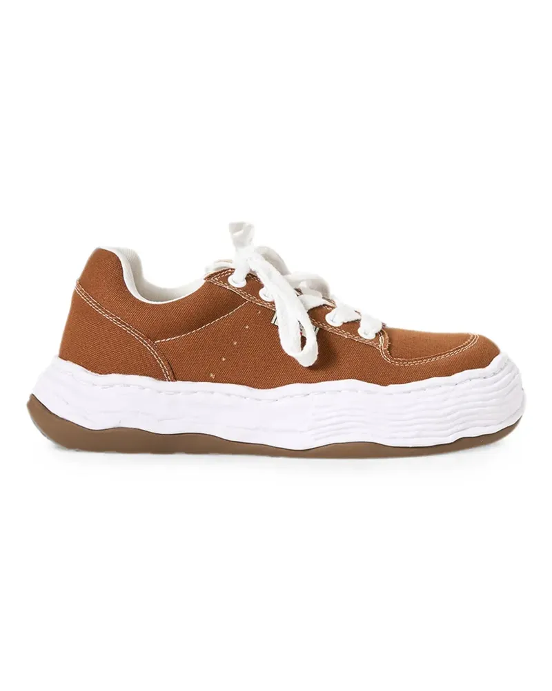 MIHARAYASUHIRO Oliver canvas sneakers - Braun Braun