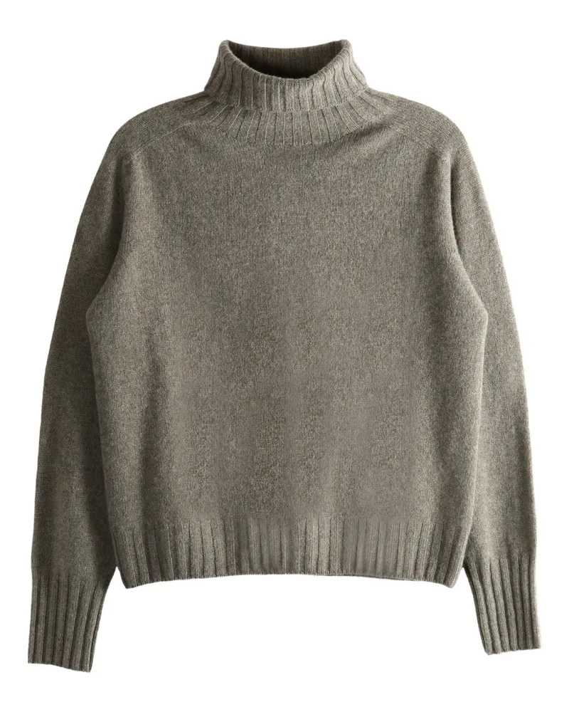 Margaret Howell roll-neck knitted top - Grau Grau