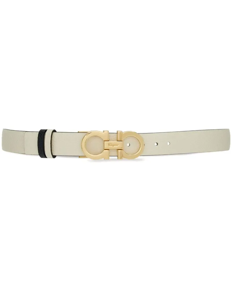 Ferragamo Wendbarer Gürtel - Weiß Weiß