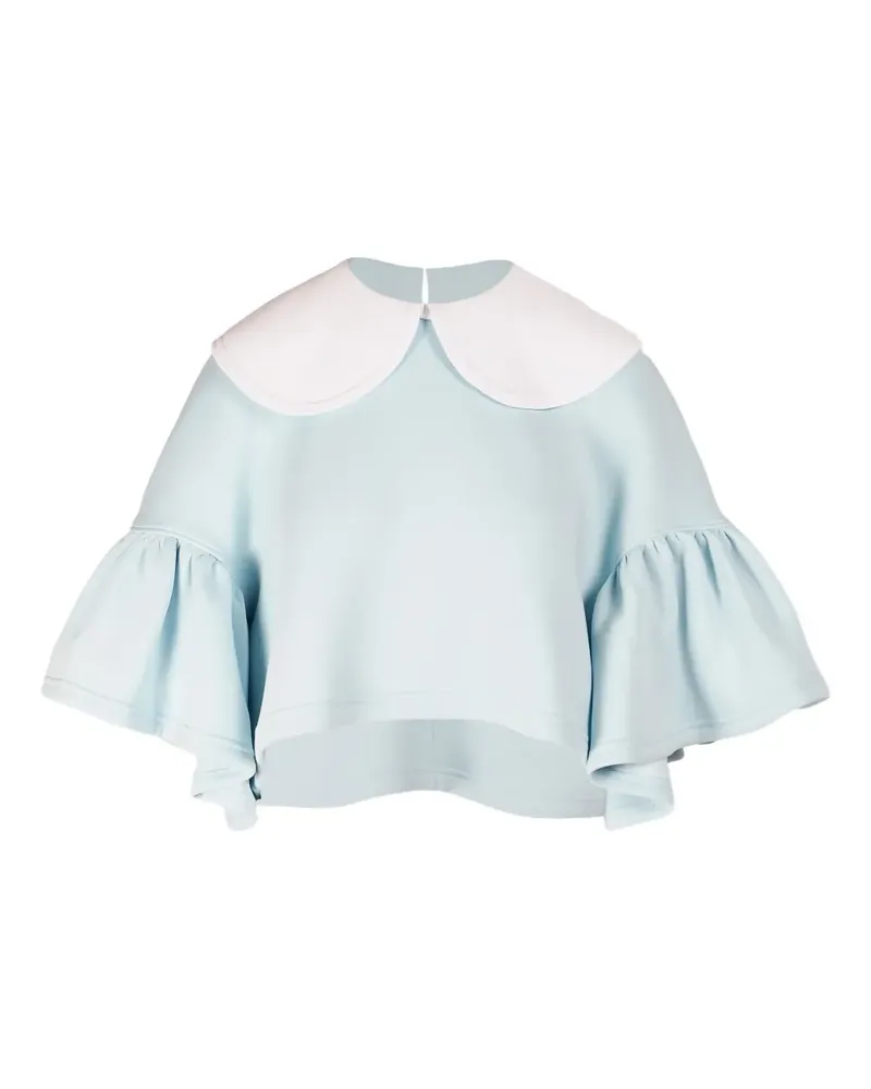Ioana Ciolacu Orchid Bluse - Blau Blau