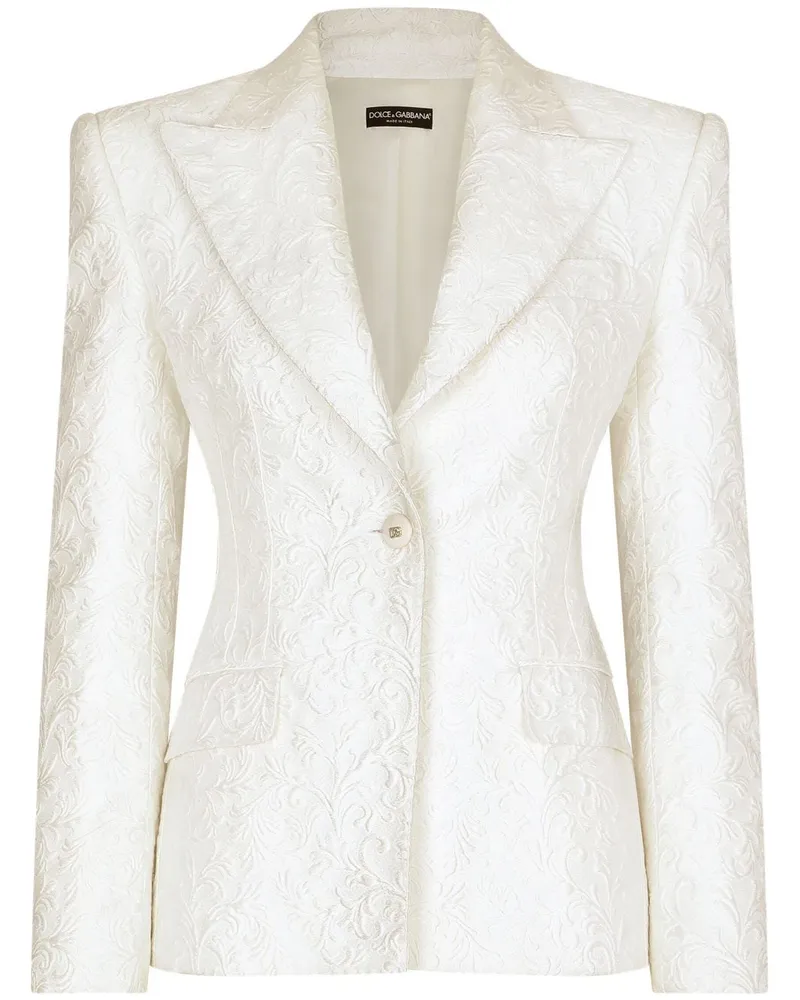 Dolce & Gabbana Turlington Blazer - Weiß Weiß