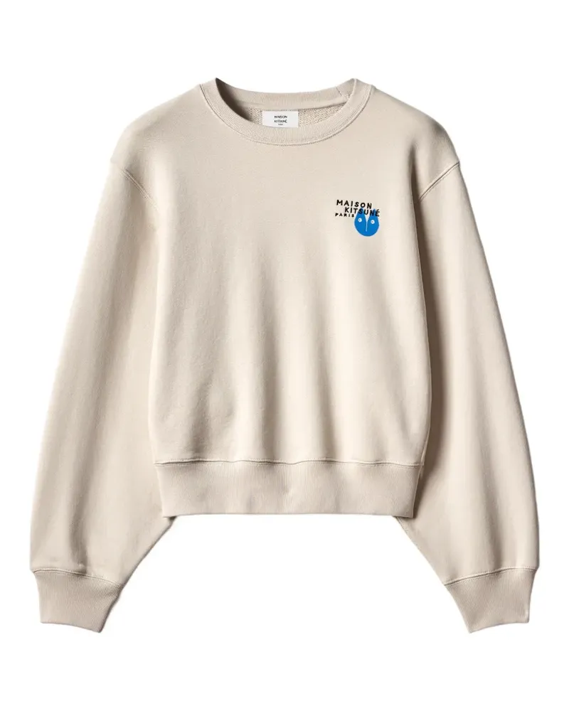 Kitsuné Fortune Fox cotton sweatshirt - Nude Nude