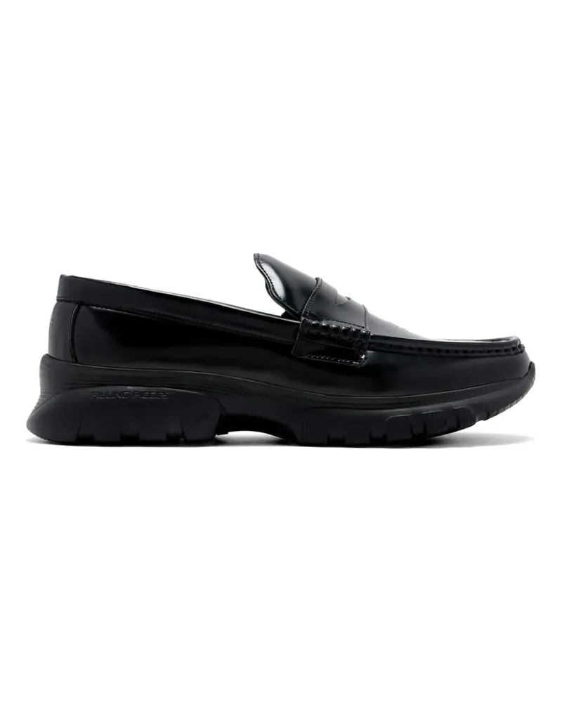 Filling Pieces logo-embossed penny loafers - Schwarz Schwarz