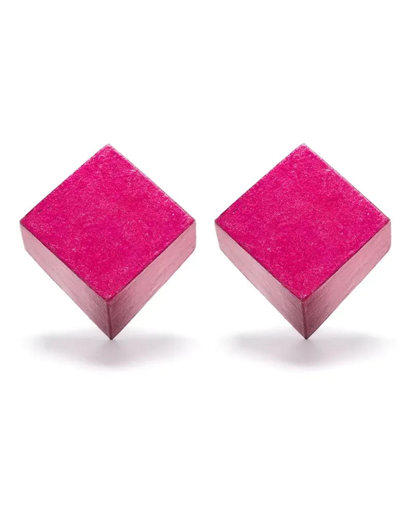 Monies Geometrische Ohrringe - Rosa Rosa