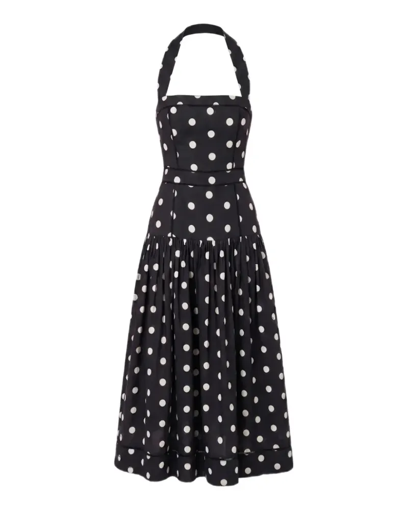 NICHOLAS Vivianne midi dress - Schwarz Schwarz