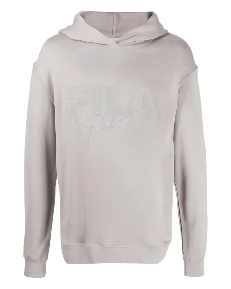 Fila Hoodie mit Logo-Stickerei - Grau Grau