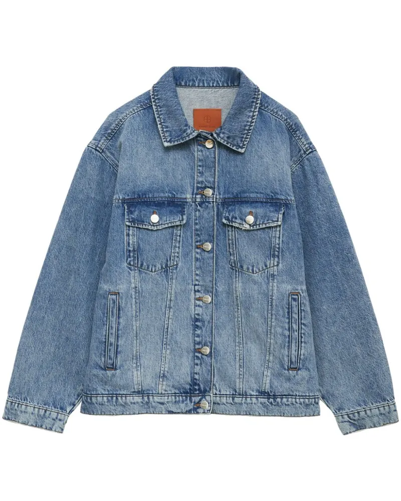 Anine Bing Rory Jeansjacke - Blau Blau