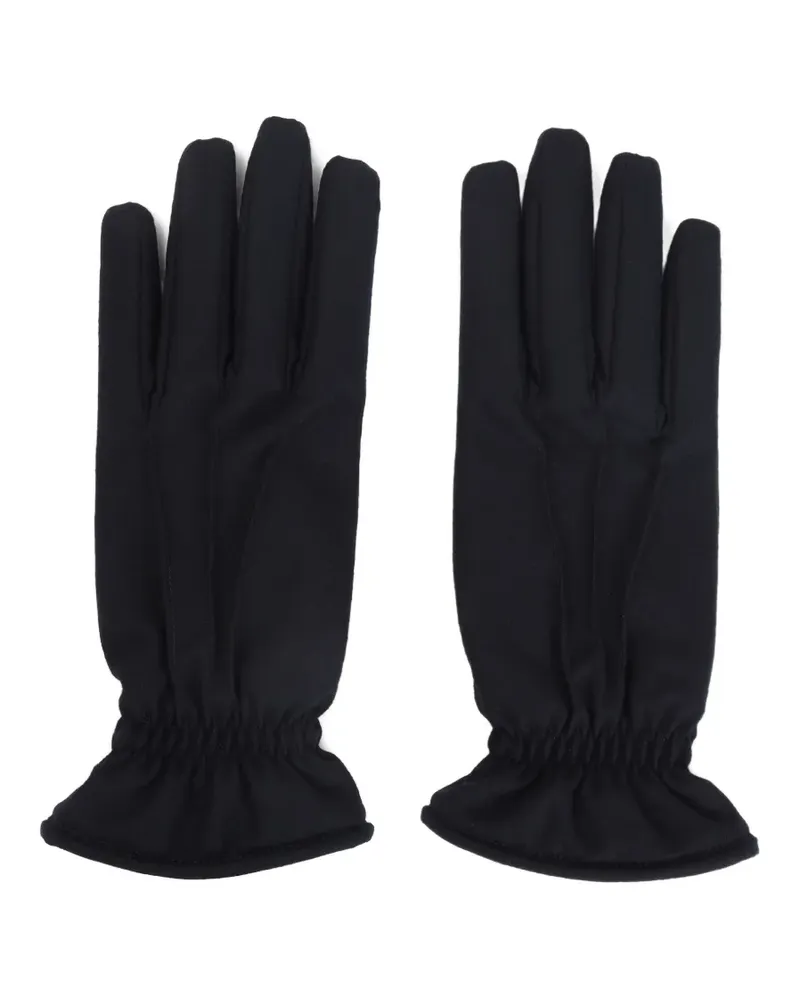 Brioni Handschuhe mit elastischen Bündchen - Schwarz Schwarz