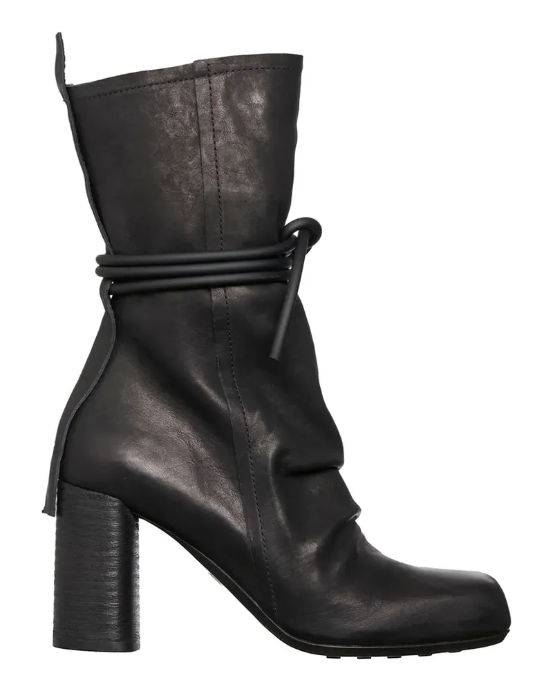 puro tie-detail boots - Schwarz Schwarz