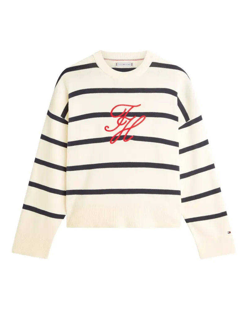 Tommy Hilfiger striped-pattern sweater - Nude Nude