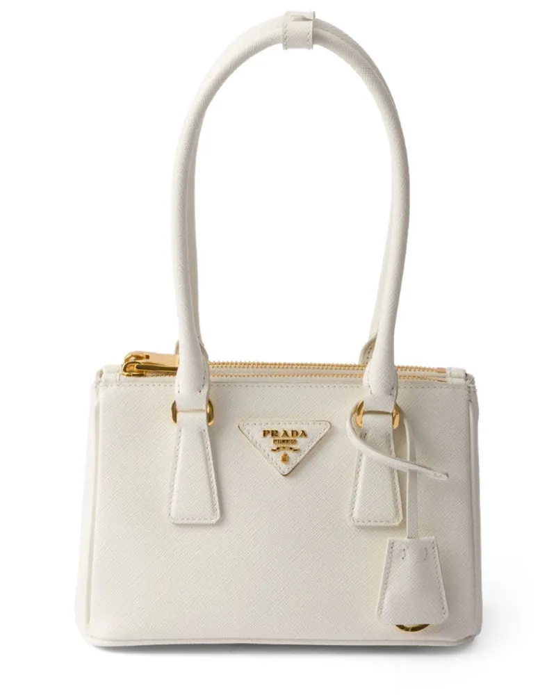 Prada Mini Galleria Tasche - Weiß Weiß