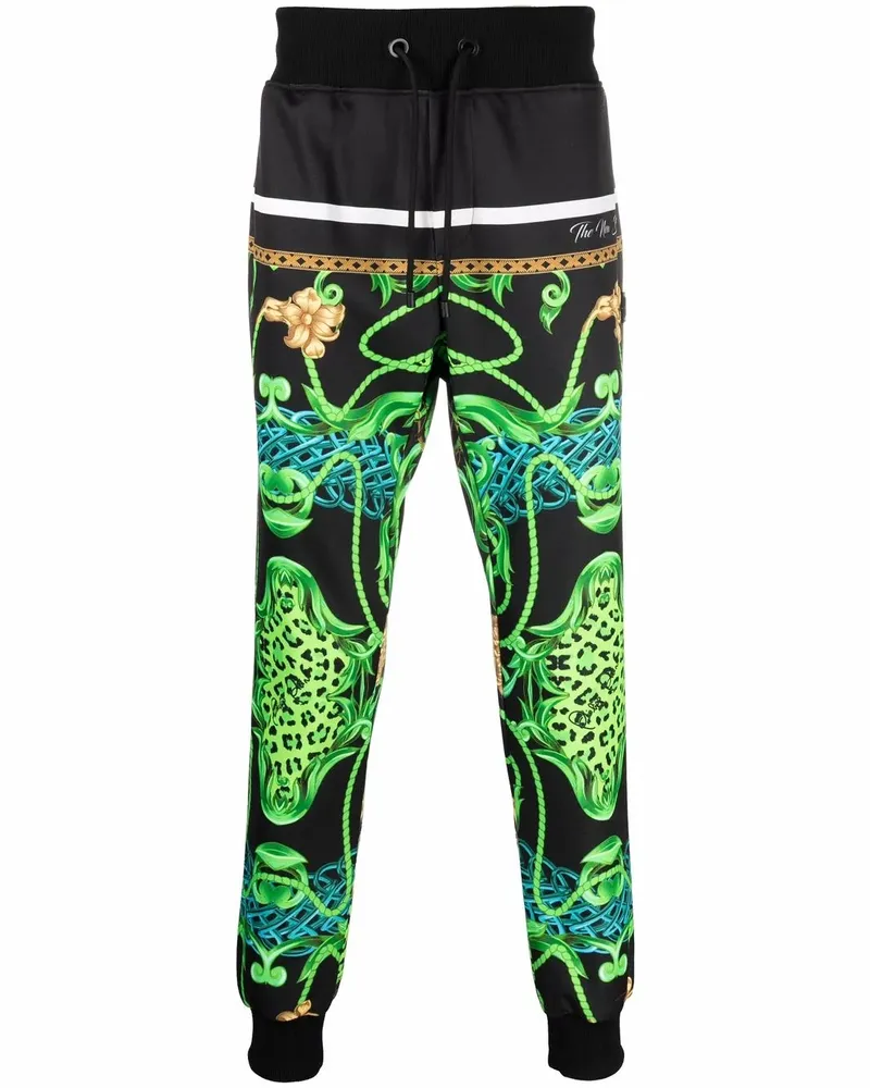 Philipp Plein Jogginghose mit Print - Schwarz Schwarz