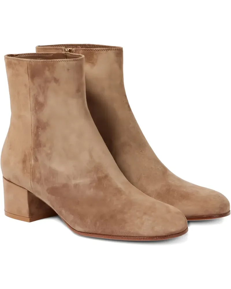 Gianvito Rossi Joelle Stiefel aus Wildleder 70mm - Braun Braun