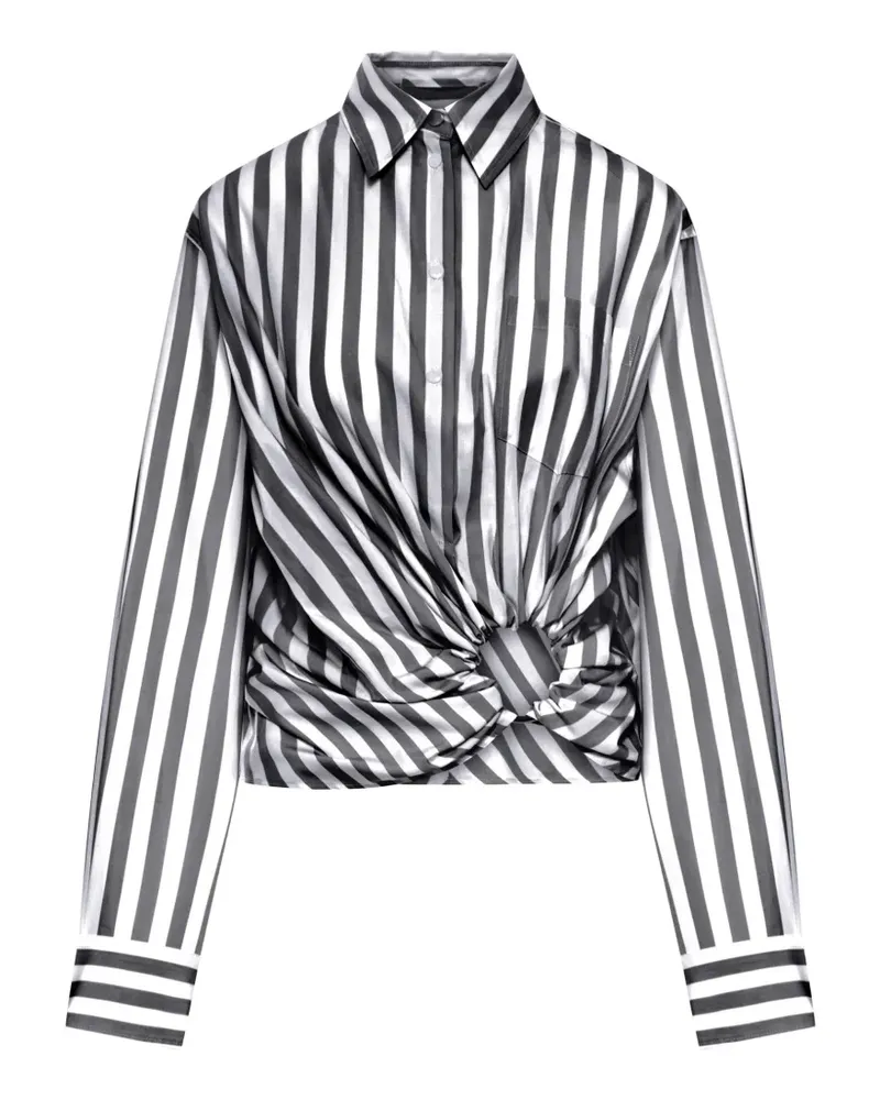 SPORTMAX striped shirt - Weiß Weiß