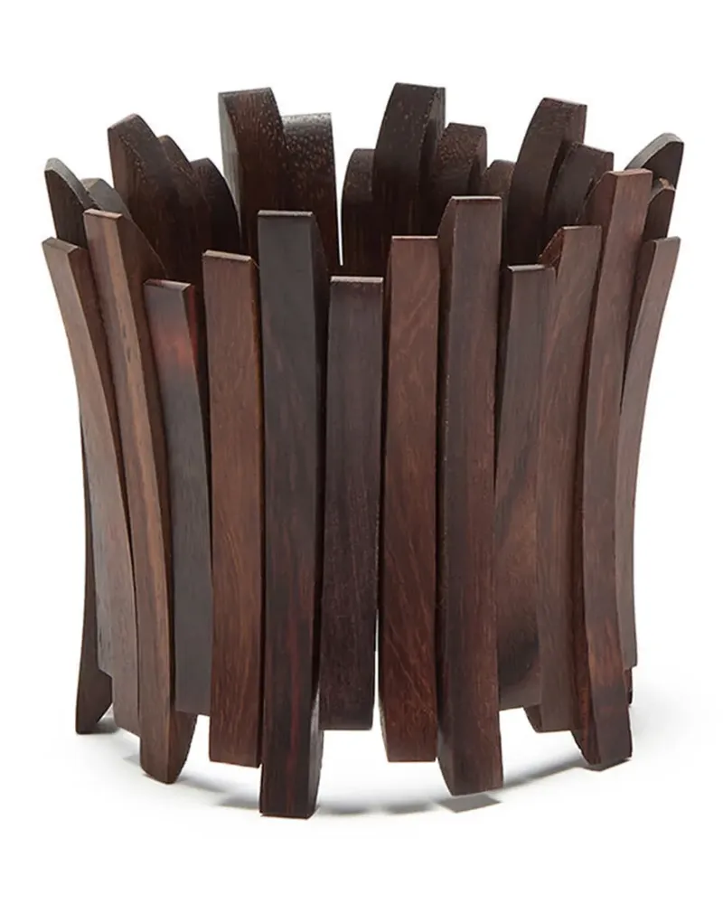 Maliparmi wooden bracelet - Braun Braun