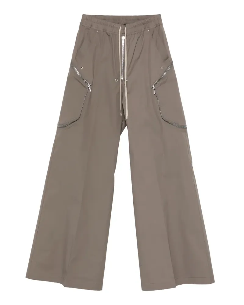 Rick Owens Heizer Belas zip-pocket trousers - Braun Braun