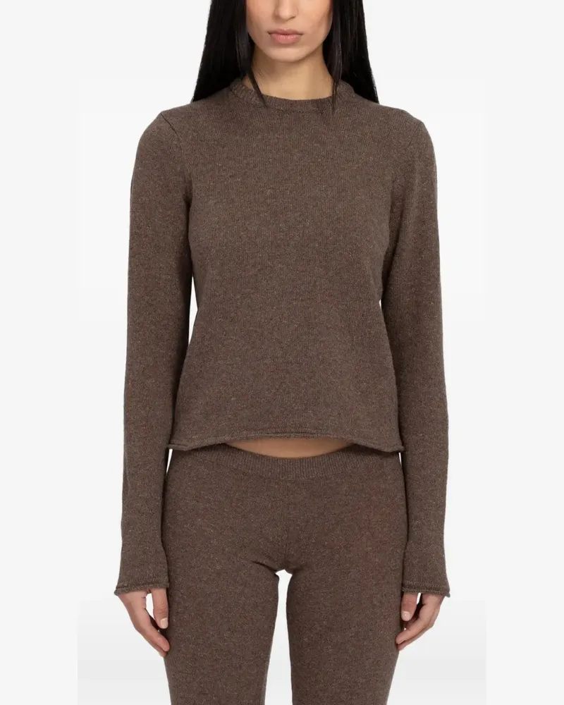 GIMAGUAS Cometa ribbed-knit sweater - Braun Braun