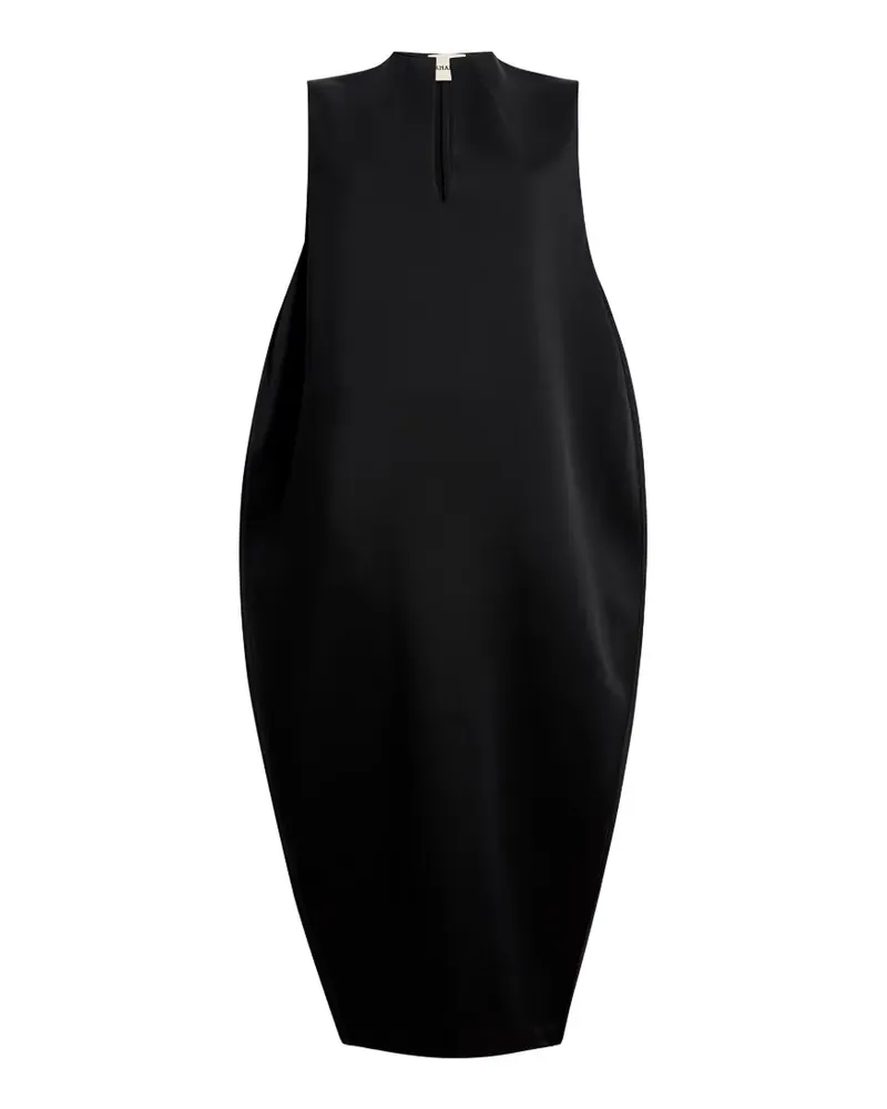 KHAITE Blanche Midikleid - Schwarz Schwarz