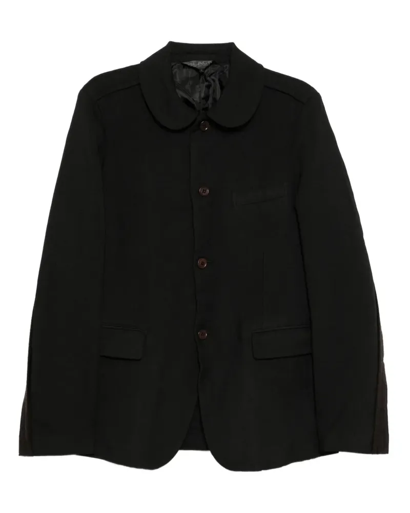 Comme des Garçons Einreihiges Blazer - Schwarz Schwarz