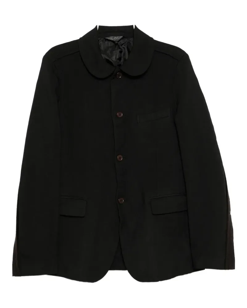 Comme des Garçons Einreihiges Blazer - Schwarz Schwarz
