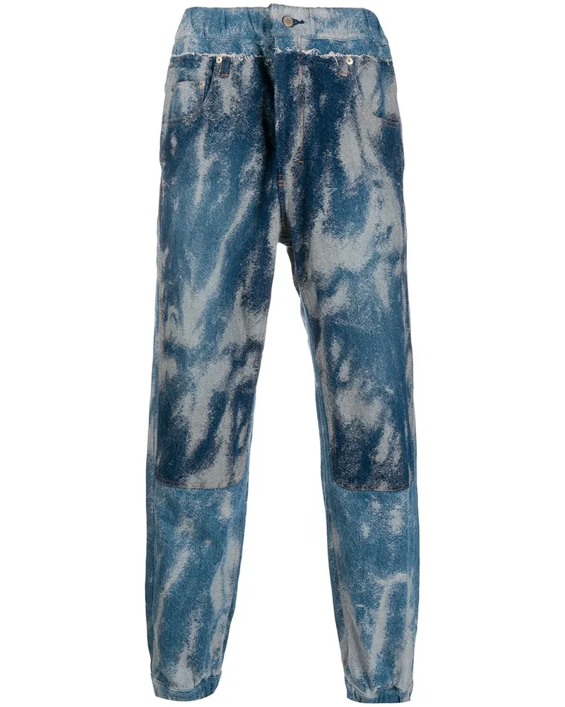AMBUSH Jogginghose mit Wash-Effekt - Blau Blau