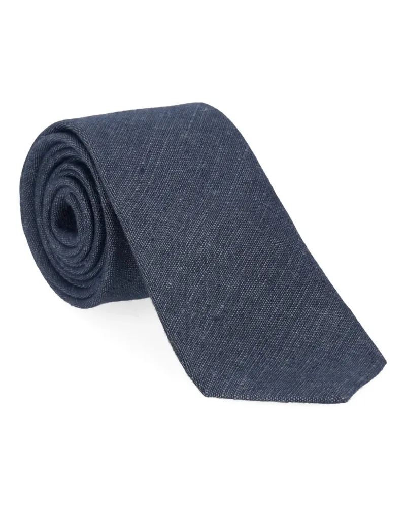 Fortela x Ermanno Imperial hemp tie - Blau Blau