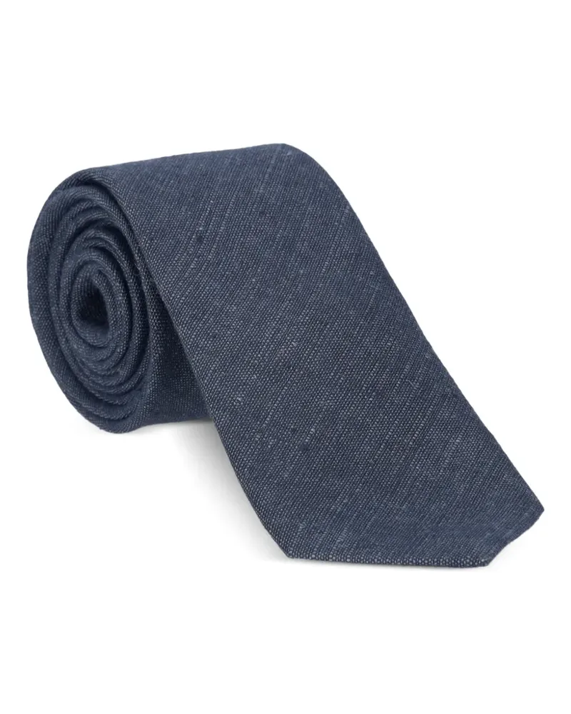 Fortela x Ermanno Imperial hemp tie - Blau Blau