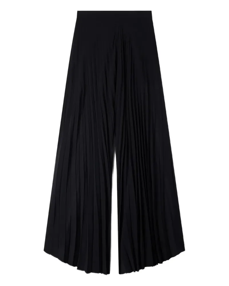 Sandro Plissierte Palazzohose - Schwarz Schwarz