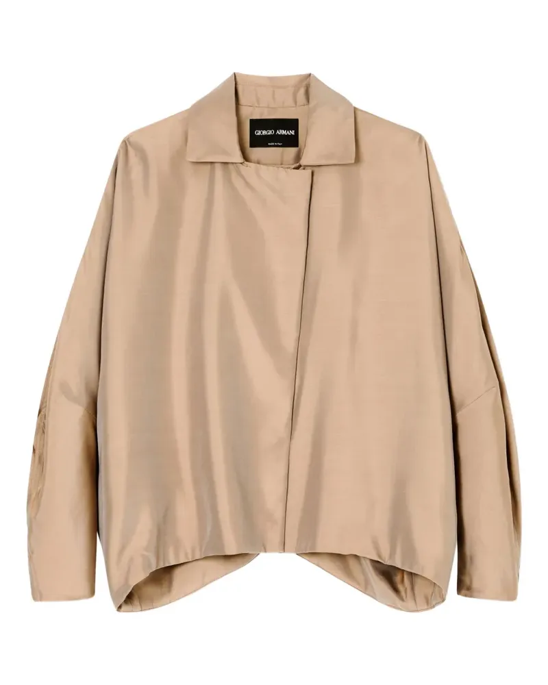 Giorgio Armani silk jacket - Nude Nude