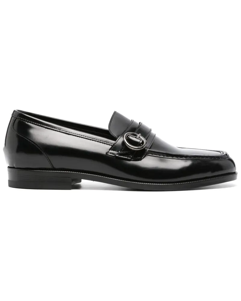 Tagliatore Loafer mit Schnalle - Schwarz Schwarz