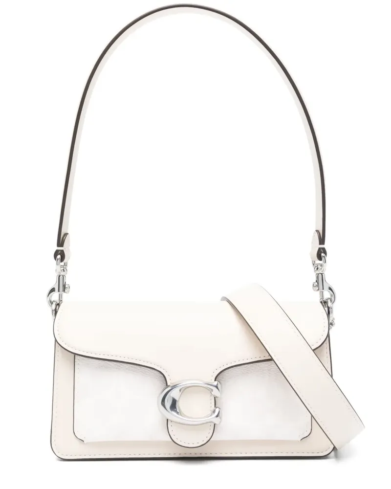 Coach Tabby Schultertasche 20cm - Weiß Weiß