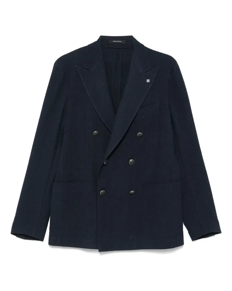 Tagliatore Doppelreihiges Sakko - Blau Blau