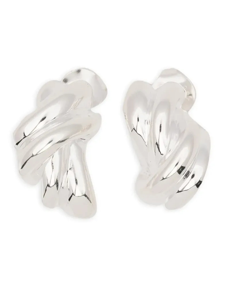 Completedworks Kettle Ohrringe mit Knoten - Silber Silber