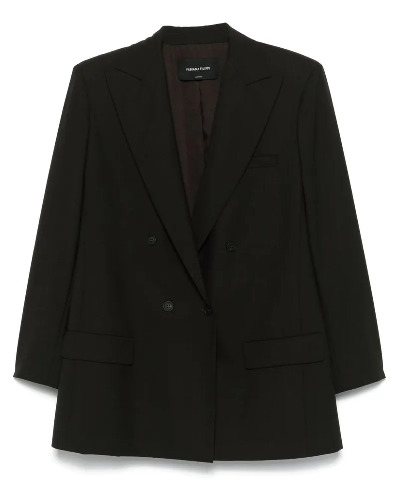 Fabiana Filippi Doppelreihiger Blazer - Braun Braun