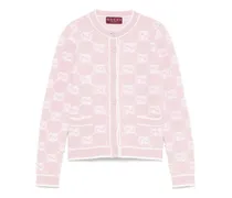 GG Cardigan aus Jacquard - Rosa
