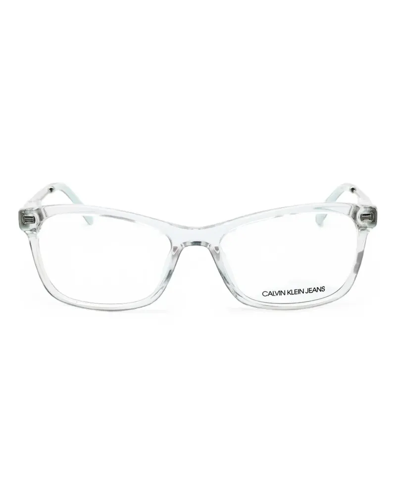 Calvin Klein Brille mit eckigem Gestell - Nude Nude