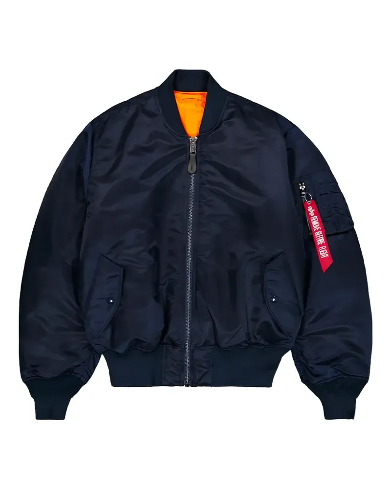Alpha Industries MA-1 Heritage zip-up bomber jacket - Blau Blau