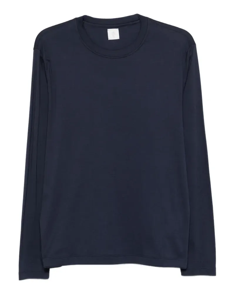 Eleventy T-Shirt mit Rundhalsausschnitt - Blau Blau