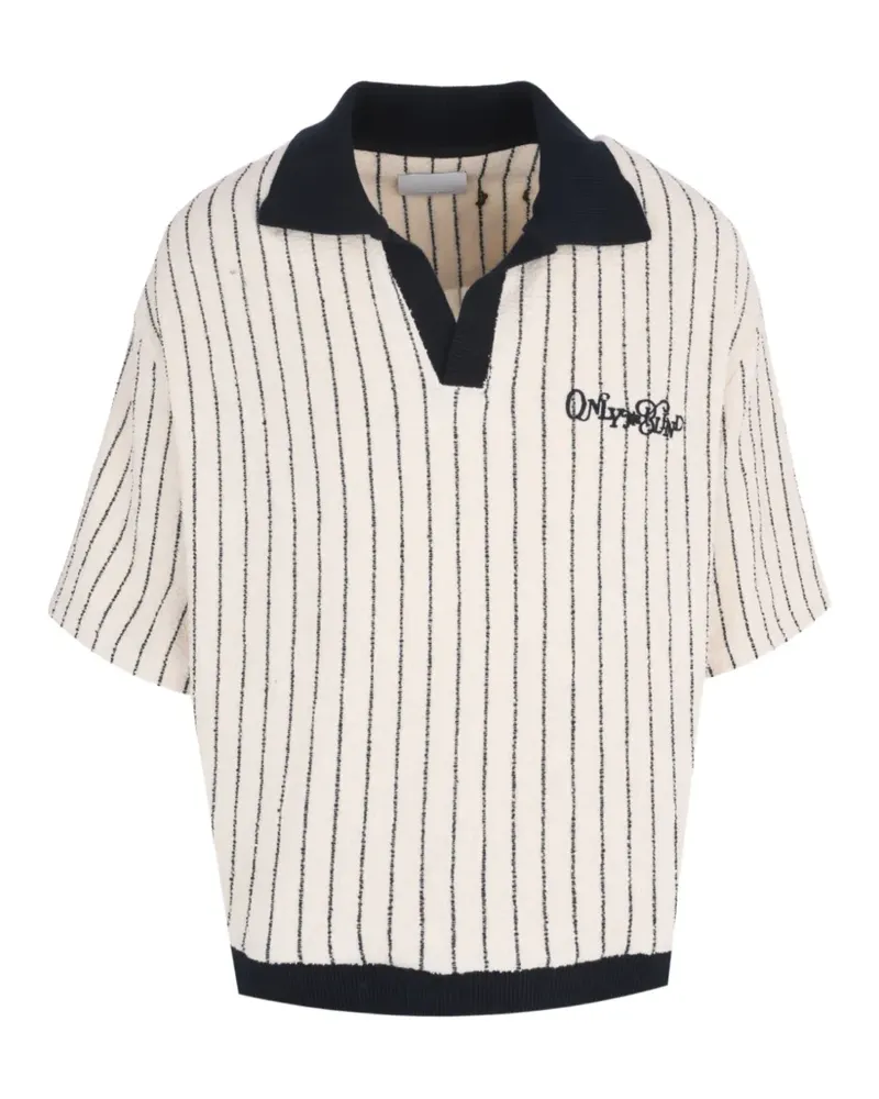 ONLY THE BLIND Gestreiftes Riviera Oberteil - Nude Nude